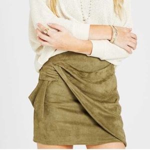 altard state / olive green magnolia skirt
